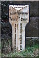 Old Milepost by the B5067, Walford, Baschurch parish