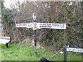 Direction Sign - Signpost by the A352, Charminster Cross