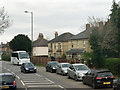 Gault brick houses on A23, Horley