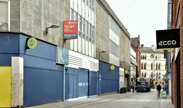 Former BHS (British Home Stores), Belfast (March 2019)