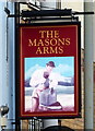 Sign for the Masons Arms, Sheffield