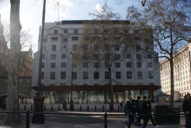 View of New Scotland Yard from the Embankment