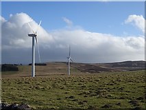 NT4842 : Longpark Wind Farm by Richard Webb