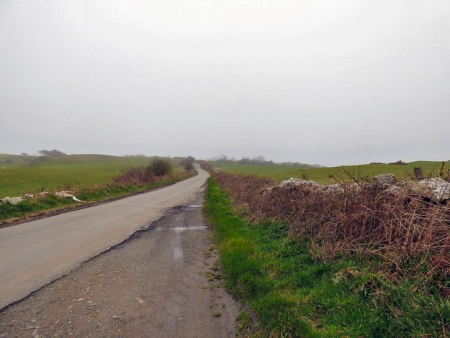 The road to Llanrhyddlad