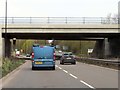 SP3476 : The A444 runs under Whitley Bridge by Steve Daniels