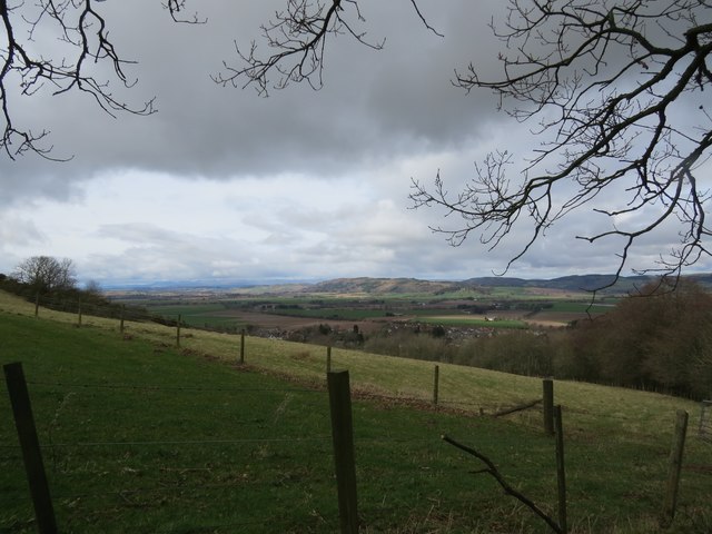 Looking west from the Linns, Aberfeldy