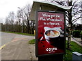 Costa Coffee advert, Park View, Bassaleg