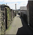 Back lane from Windsor Place, Senghenydd