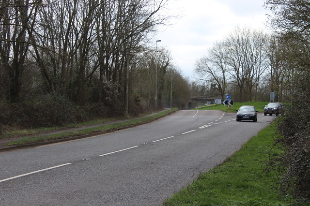 A38 approaching M50 junction © M J Roscoe :: Geograph Britain and Ireland