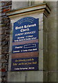 United Reformed Church information board, Senghenydd