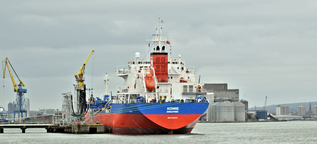 The "Kowie", Belfast harbour (March 2019)