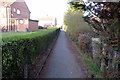 Footpath towards Clapham Green