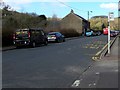 Black van parked in Commercial Street, Senghenydd