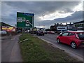 Late afternoon traffic on the A58