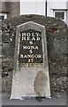 Old Milestone by the A5, Bryngwran High Street