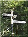 Direction Sign - Signpost by the B3190, near Nettlecombe