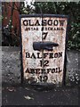 Old Milepost by the A81, Glasgow Road, New Kilpatrick