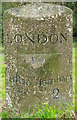 SU8145 : Old Milestone by the A31, Alton Road, west of Farnham by L Joseph