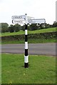 Direction Sign - Signpost by Oulton Mill Lane, near Cotebrook