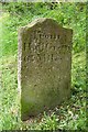 Old Milemarker by the Macclesfield Canal at Buglawton