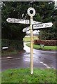 Direction Sign - Signpost north of Braishfield