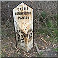 Old Milepost by Station Road in Castle Donington