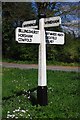 Direction Sign - Signpost by the A272, Cowfold Road