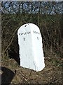 Old Milestone by the former A130, north of Rettendon