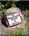 Old Milestone by the B4424, Upton Road, south of Powick