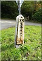 Old Milepost by the A22, south of Nutley