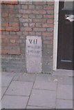 TQ2389 : Old Milestone by the A502, Brent Street, Hendon by C Woodward