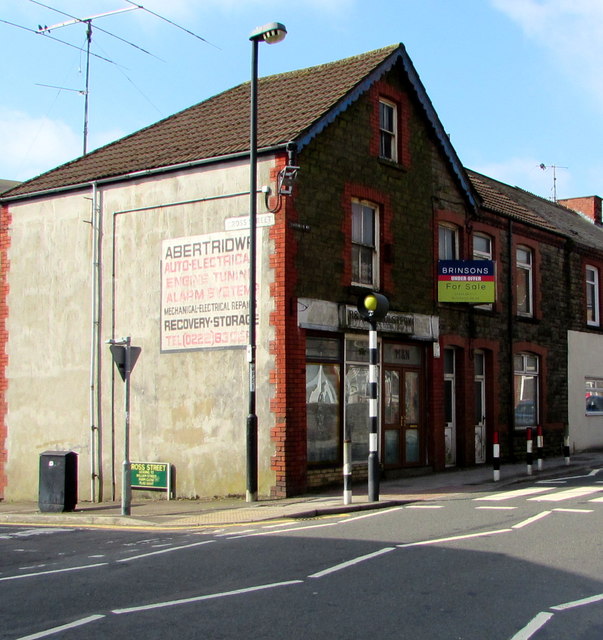 Derelict shop on an Abertridwr corner \u00a9 Jaggery :: Geograph Britain and Ireland