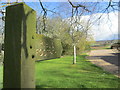 Public footpath sign at Chambers Manor Farm