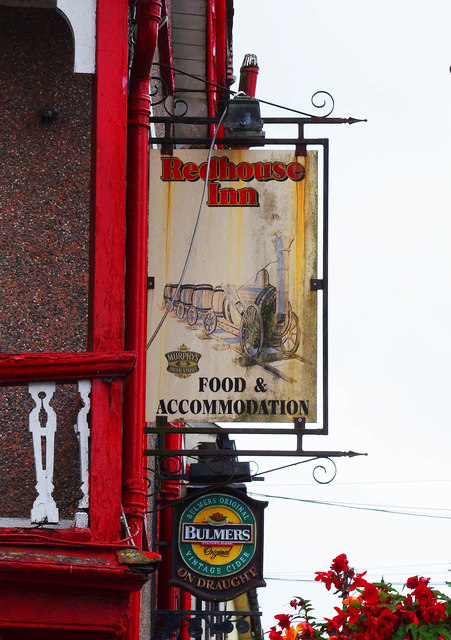 Red House Inn (2) - sign, Main Street,... © P L Chadwick :: Geograph ...