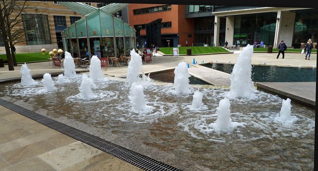 Fountains, Brindley Place, Birmingham