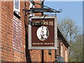 TG3421 : Sign of The White Horse Inn, Neatishead by Adrian S Pye