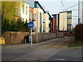 Tram line towards Sheffield