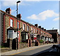 Row of stone houses, Thomas Street, Abertridwr