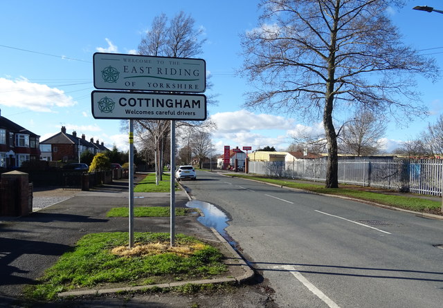 Entering Cottingham