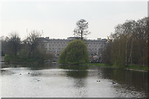 TQ2979 : View of Buckingham Palace from St. James's Park #2 by Robert Lamb