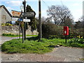 Elizabeth II postbox on  B4368, Corfton