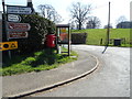 Elizabeth II postbox and telephone box, Diddlebury