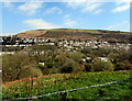 Hillside view from the eastern edge of Abertridwr