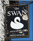 SO5186 : Sign for the Swan, Aston Munslow by JThomas