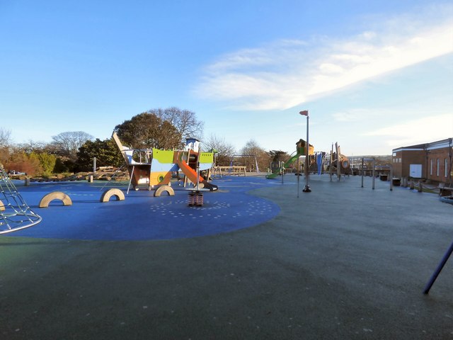 Children's play area at Pannett Park
