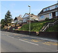 Houses on a bank above Graig-y-fedw, Abertridwr