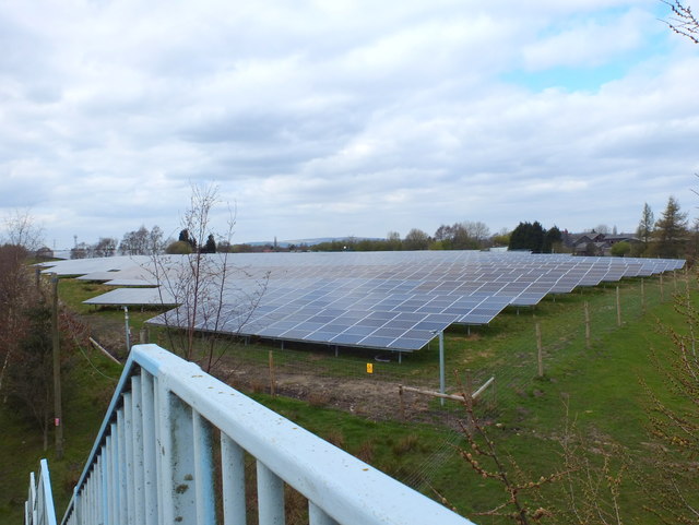 Solar Farm North of the M60 Kearsley Moss