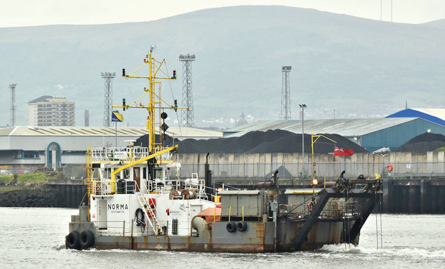 The "Norma", Belfast harbour (April 2019)