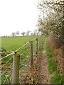 SE2441 : Footpath towards Crag House Farm by Stephen Craven