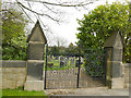 SE2442 : Entrance to Bramhope Cemetery by Stephen Craven